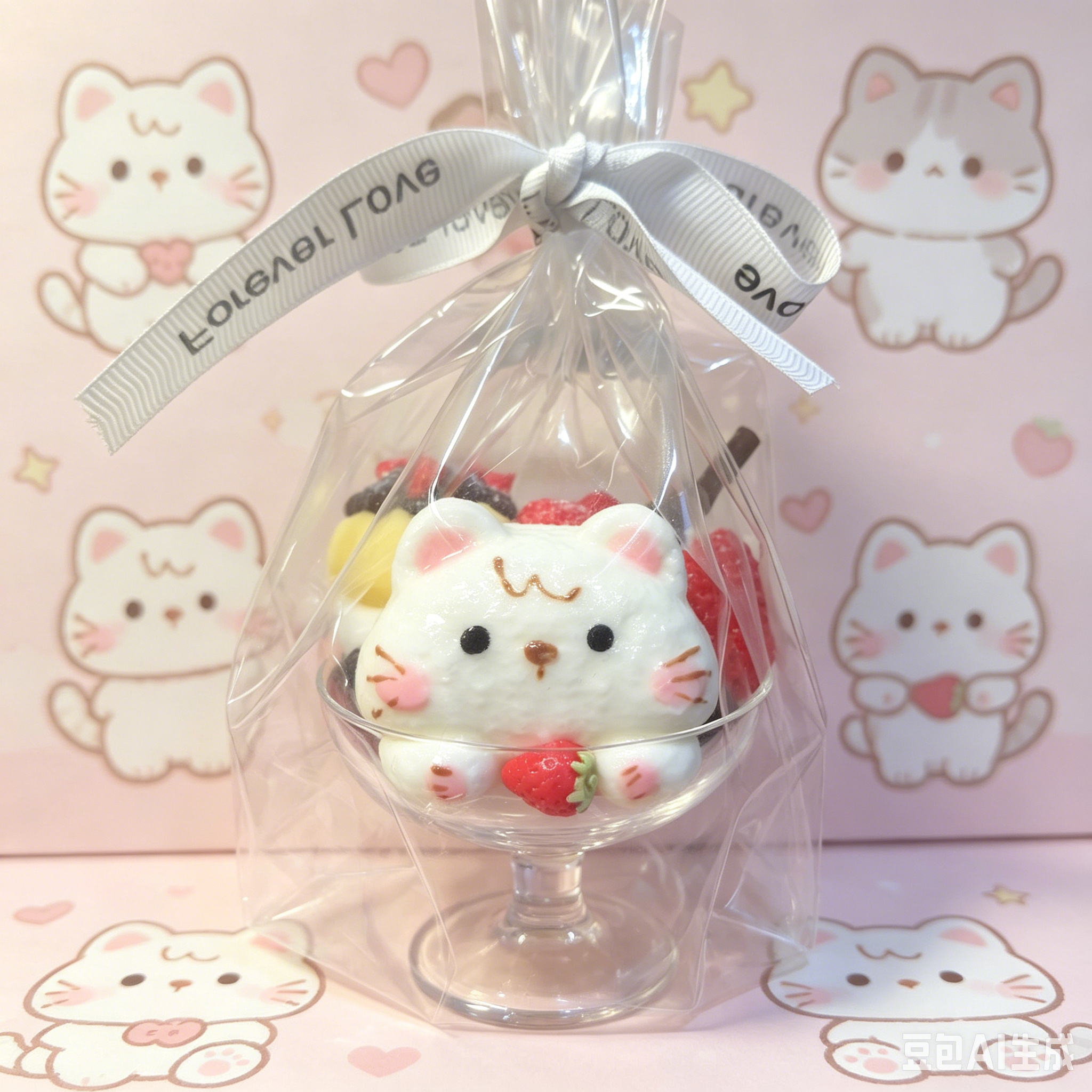 Wine Glass Cat